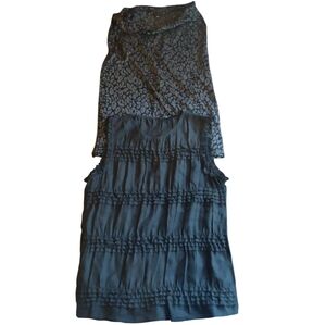 2 for 20! Theory Tank Bundle Tiered and Cowel Neck, Smalls